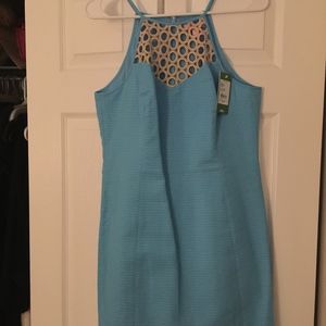 Lilly Pulitzer Seaspray Blue Marina Shift Dress